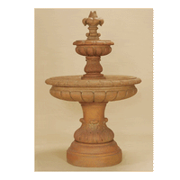 Thumbnail for Frascati Two Tier Outdoor Cast Stone Garden Fountain Fountain Tuscan 