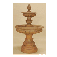 Thumbnail for Rosea Two Tier Outdoor Cast Stone Garden Fountain Fountain Tuscan 