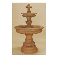 Thumbnail for Giglio Two Tier Outdoor Cast Stone Garden Fountain Fountain Tuscan 