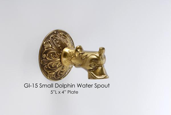 Small Dolphin Water Spout Spout Tuscan 