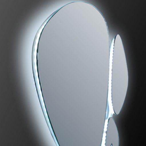 Eviva Evolution EVMR37-39X30-LED Modern Bathroom LED Backlit Mirror with Base Lights LED Mirror Eviva 