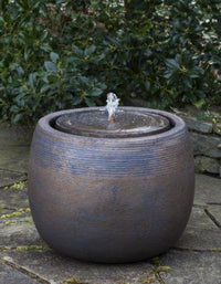 Thumbnail for Campania International Glazed Pottery Boden Fountain Fountain Campania International Bronze 