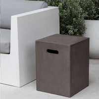 Thumbnail for Campania International Fiber Cement Urban Garden Table - (S/1) Tables Campania International Square 