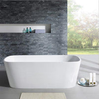 Thumbnail for Eviva Aria Freestanding 67 in. Acrylic Bathtub in White Bathroom Vanity Eviva 