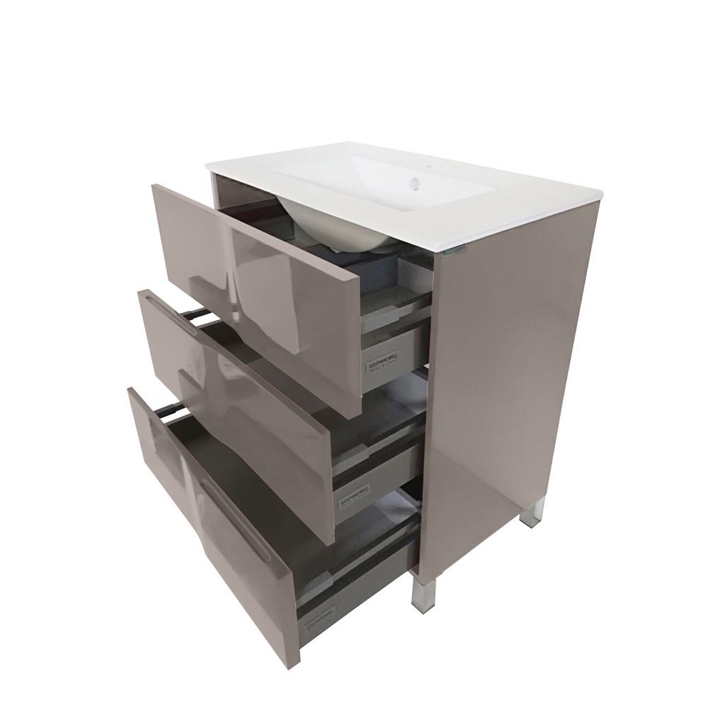 Eviva Toronto 32″ Blue Free standing Bathroom Vanity with White Porcelain Sink Vanity Eviva 