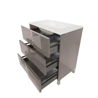 Thumbnail for Eviva Toronto 32″ Blue Free standing Bathroom Vanity with White Porcelain Sink Vanity Eviva 