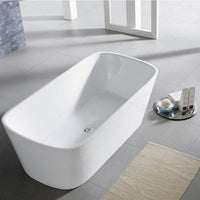 Thumbnail for Eviva Aria Freestanding 67 in. Acrylic Bathtub in White Bathroom Vanity Eviva 