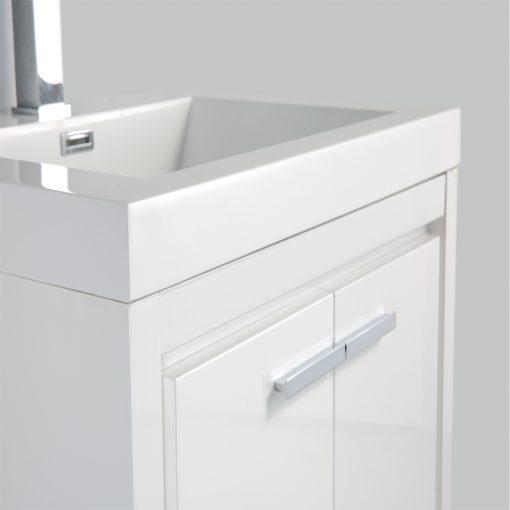 Eviva Grace 24 in. White Bathroom Vanity with White Integrated Acrylic Countertop Vanity Eviva 