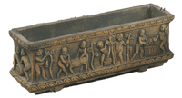Thumbnail for Grape Harvest Box Cast Stone Outdoor Garden Planter Planter Tuscan 
