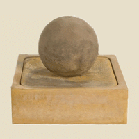 Thumbnail for Zen Ball Outdoor Cast Stone Garden Fountain Fountain Tuscan 