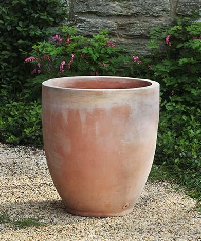 Campania International Terra cotta Rovigo Round Planter Urn/Planter Campania International 