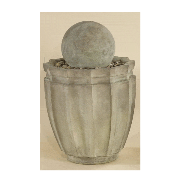Dodici Ball Outdoor Cast Stone Garden Fountain Fountain Tuscan 