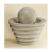 Thumbnail for Ring Ball Outdoor Cast Stone Garden Fountain Fountain Tuscan 