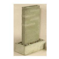 Thumbnail for Grooved Outdoor Cast Stone Garden Fountain Fountain Tuscan 