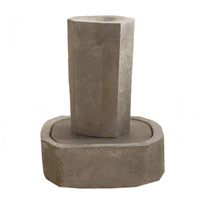 Thumbnail for Rock Pillar Outdoor Cast Stone Garden Fountain Short Fountain Tuscan 