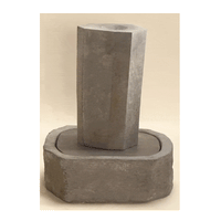 Thumbnail for Rock Pillar Outdoor Cast Stone Garden Fountain Short Fountain Tuscan 