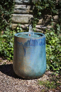 Thumbnail for Daralis Glazed Ceramic Terra Cotta Outdoor Fountain Fountain Campania International 