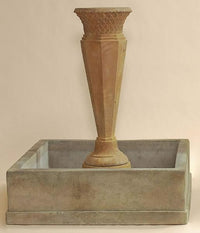 Thumbnail for Cairo Chalice Outdoor Cast Stone Garden Fountain Fountain Tuscan 
