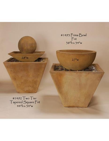 Prima Outdoor Cast Stone Garden Bowl Fountain Fountain Tuscan 