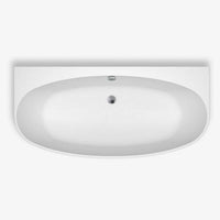Thumbnail for Eviva Jasmine 60″ Freestanding White Acrylic Bathtub Bathroom Vanity Eviva 