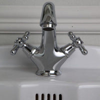 Thumbnail for EVIVA Daniella 28 Inch Italian Ceramic Console Sink with Brass Stand Bathroom Vanity Eviva 