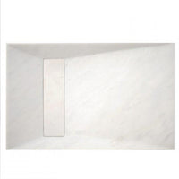 Thumbnail for Eviva Slope 21 in. White Carrara Marble Vessel Sink Bathroom Vanity Eviva 