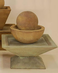 Thumbnail for Duo Outdoor Cast Stone Garden Fountain Fountain Tuscan 