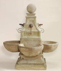 Thumbnail for Bellagio Outdoor Cast Stone Garden Fountain For Rustic Spouts Fountain Tuscan 