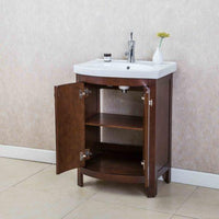 Thumbnail for Eviva Jersey 24″ Transitional Bathroom Vanity with White Porcelain Sink Vanity Eviva 