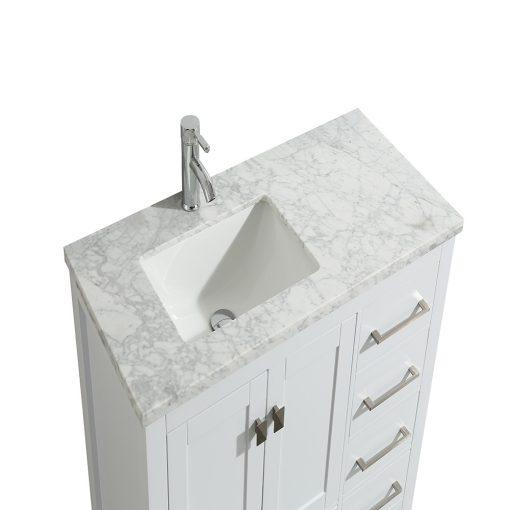 Eviva London 36″ x 18″ Transitional Bathroom Vanity w/ White Carrara Top Vanity Eviva 