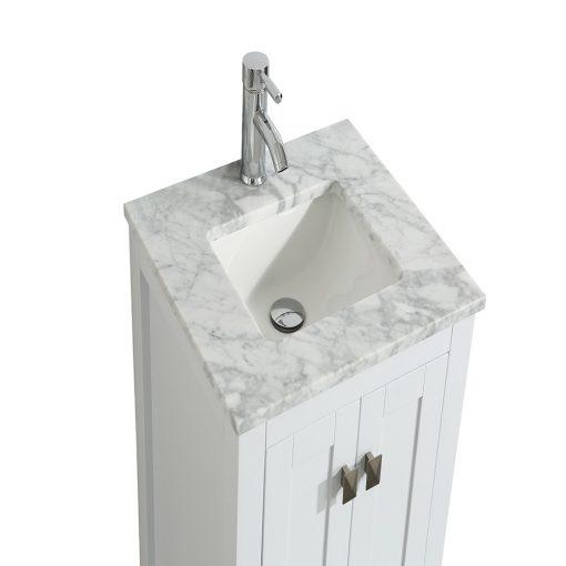 Eviva London 30″ x 18″ Transitional Bathroom Vanity w/ White Carrara Top Vanity Eviva 