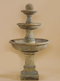 Thumbnail for Tosca Three Tier Outdoor Cast Stone Garden Fountain Fountain Tuscan 