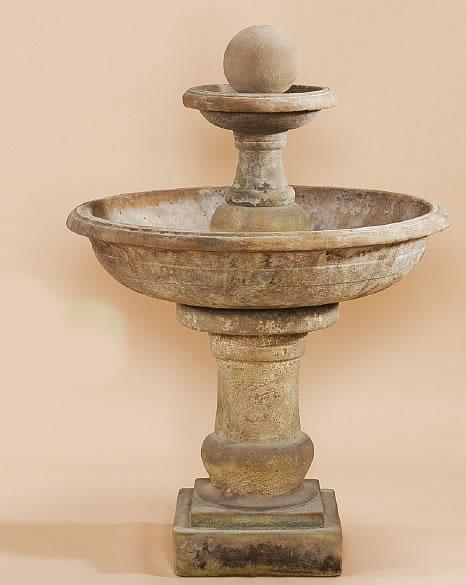 Lorena Outdoor Cast Stone Garden Fountain Fountain Tuscan 