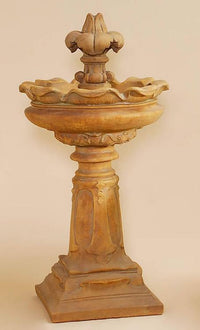 Thumbnail for Rialto Outdoor Cast Stone Garden Fountain Fountain Tuscan 