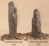Thumbnail for Sedona Rock-Large Outdoor Cast Stone Garden Fountain (Plumbed Rock Only) Fountain Tuscan 