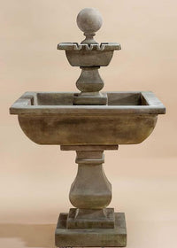Thumbnail for Quadratum Outdoor Cast Stone Garden Fountain Fountain Tuscan 