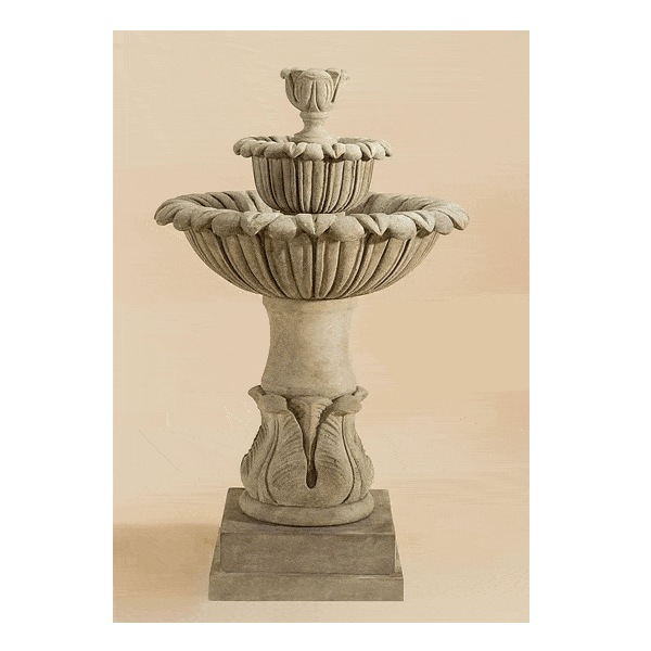 Calanthia Outdoor Cast Stone Garden Fountain Short Fountain Tuscan 