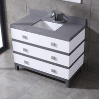 Thumbnail for Eviva Sydney 42 Inch Bathroom Vanity with Solid Quartz Counter-top Vanity Eviva 