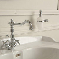 Thumbnail for EVIVA Daniella 39 Inch Italian Ceramic Console Sink with Brass Stand Bathroom Vanity Eviva 
