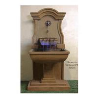 Thumbnail for Colette Wall Outdoor Cast Stone Garden Fountain for Spouts Fountain Tuscan 