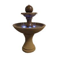 Thumbnail for Circen Two Tier Outdoor Cast Stone Garden Fountain Fountain Tuscan 