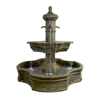 Thumbnail for Grand Roubaix Pond Outdoor Cast Stone Garden Fountain for Spouts Fountain Tuscan 