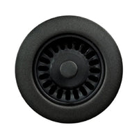 Thumbnail for Houzer 190-9565 3.5-Inch Matte Black Disposal Flange Accessory - Strainer/Stopper Houzer 
