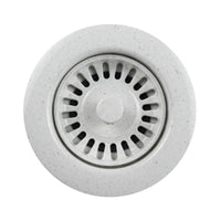 Thumbnail for Houzer 190-9566 3.5-Inch Speckled Granite White Disposal Flange Accessory - Strainer/Stopper Houzer 