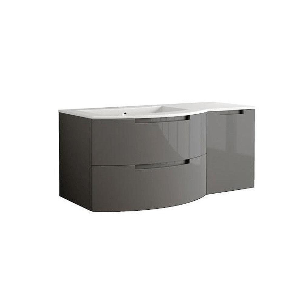 Latoscana Oasi 43" Slate Modern Glossy Bathroom Vanity Vanity Latoscana 