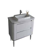Thumbnail for Eviva Duva 40 in. Bathroom Vanity in White with Whtie Acrylic Countertop Vanity Eviva 