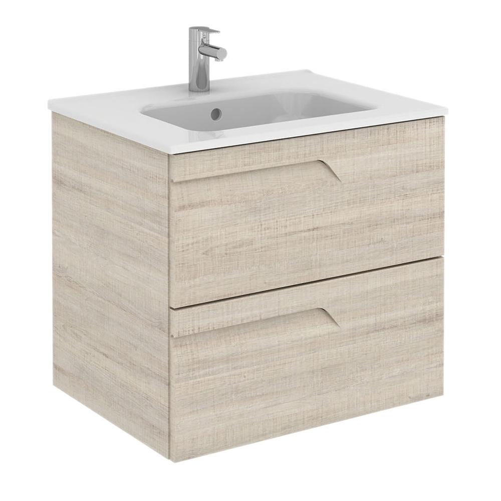 Eviva Vitta 24″ Modern Bathroom Vanity with White Integrated Porcelain Sink Vanity Eviva Beige 