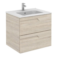 Thumbnail for Eviva Vitta 24″ Modern Bathroom Vanity with White Integrated Porcelain Sink Vanity Eviva Beige 
