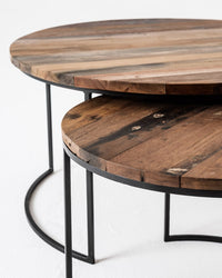 Thumbnail for NovaSolo Barca Nesting Round Coffee Table Coffee Table NovaSolo 