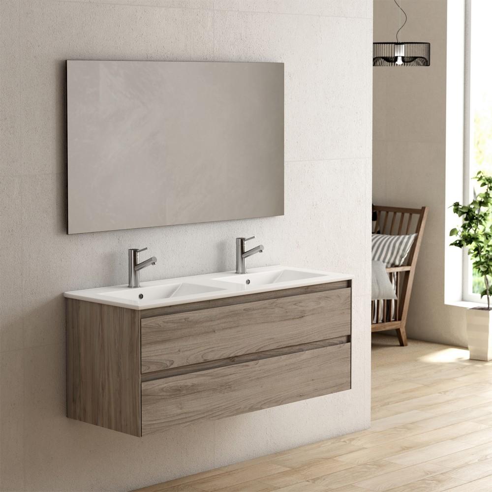 Eviva Bloom 48″ Bathroom Vanity with White Integrated Porcelain Sink Vanity Eviva Pine Grey 